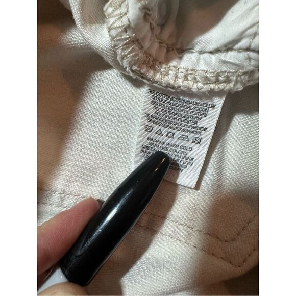 Free People Ankle Pant Jean Ikat Print Cropped Skinny Women’s Sz 29 - Picture 12 of 12